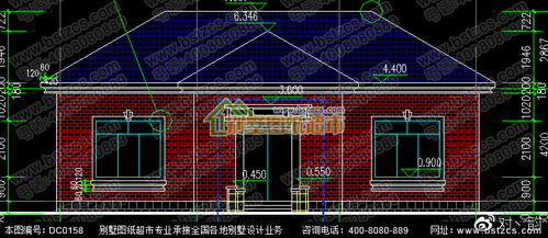 農(nóng)村一層平房設(shè)計(jì)效果圖及施工圖