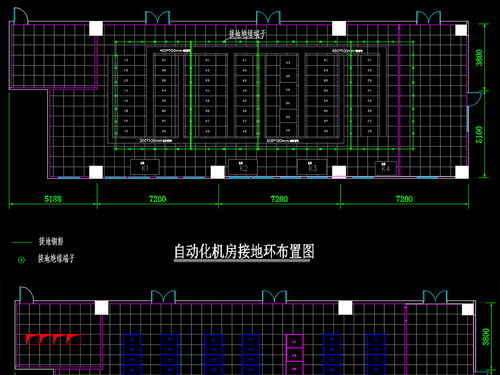 供電公司地調(diào)自動(dòng)化調(diào)度機(jī)房工程深化施工圖cad弱電智能化設(shè)計(jì)平面圖下載 cad圖紙圖片大全 編號(hào) 17535576