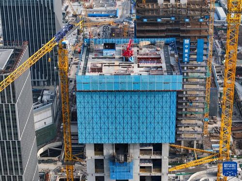 江蘇南京 空中造樓機 助力智能綠色施工